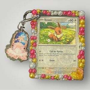 Handmade Decoden Frame with Pokemon Card